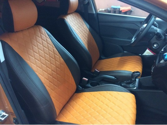 Авточехлы на Hyundai Solaris 2