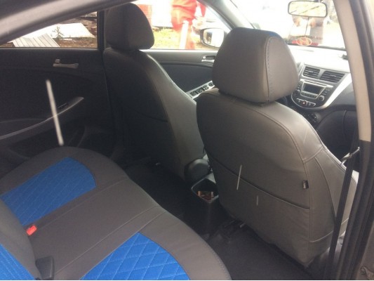 Авточехлы на Hyundai Solaris