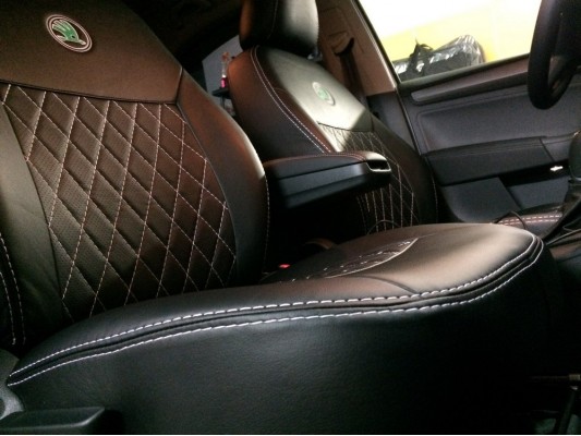 Авточехлы на Skoda Rapid FL