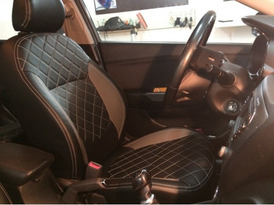 Каркасные авточехлы на KIA Rio 3